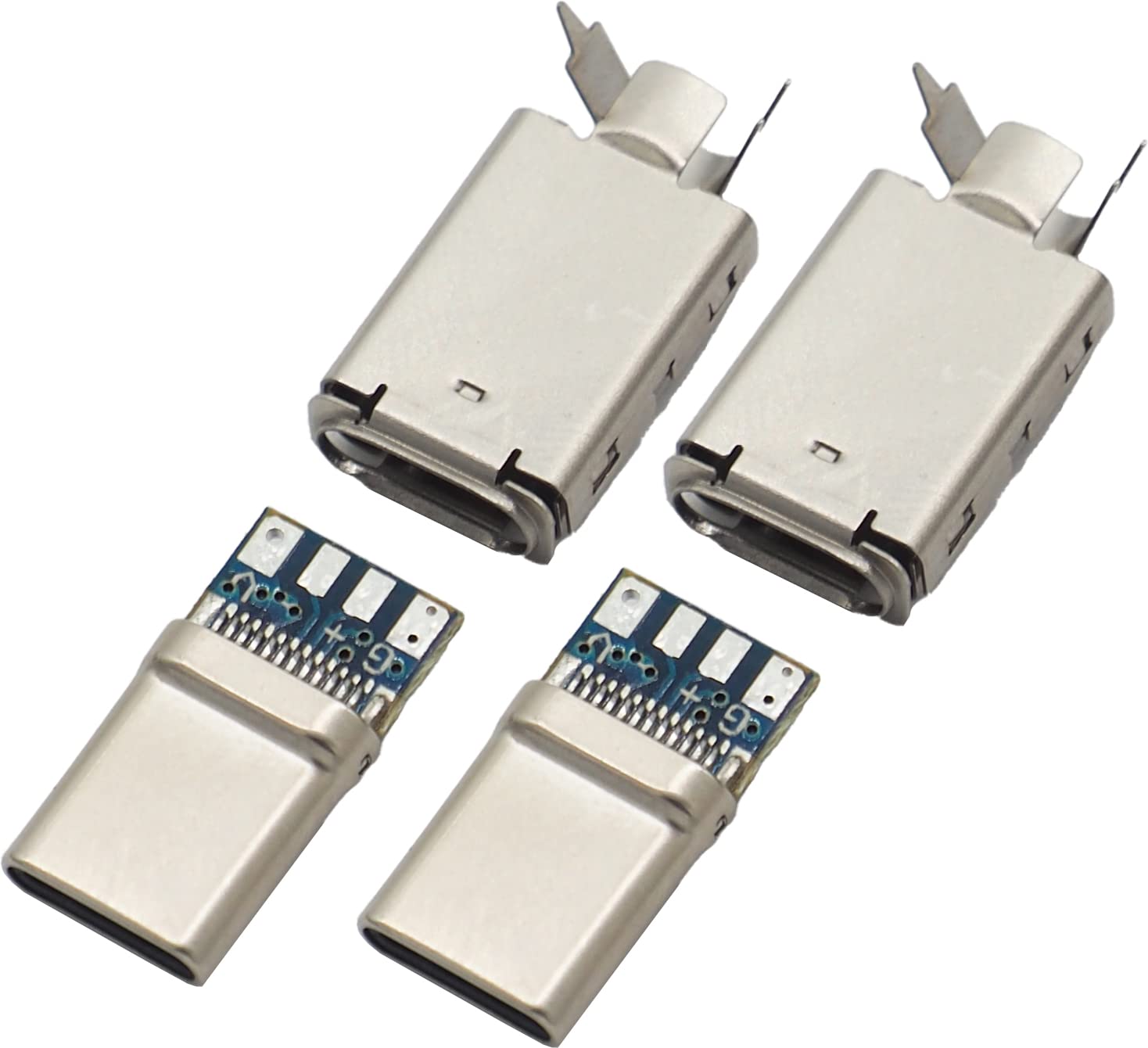 Amazon.co.jp: オーディオファン USBコネクタ USB Tyoe-C オス 自作